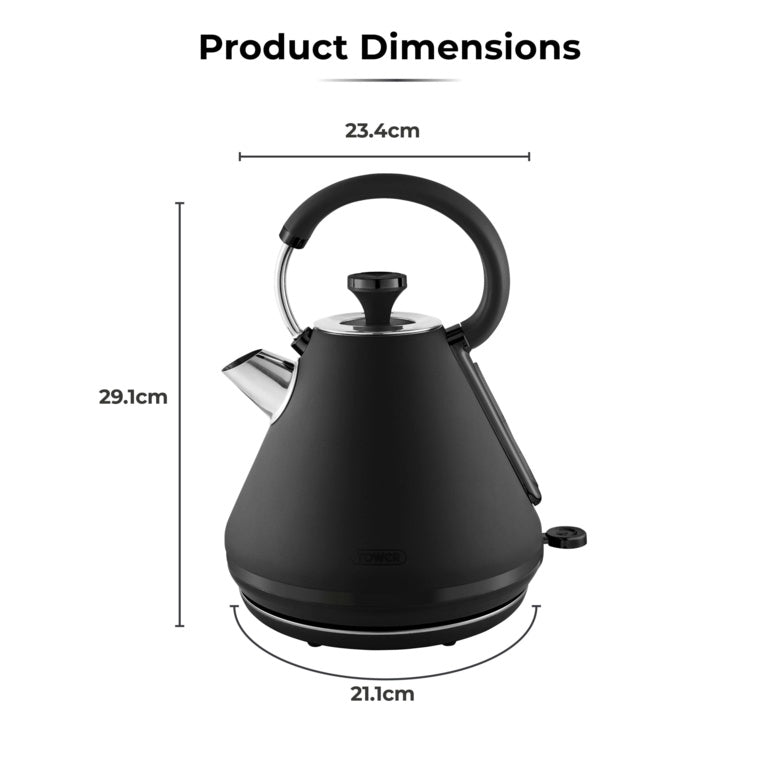 Tower Sera Black Kettle 3kw