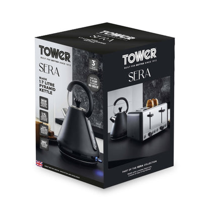 Tower Sera Black Kettle 3kw