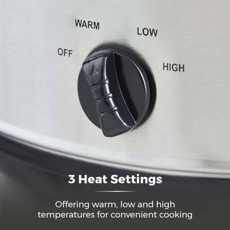 Tower Steel Slow Cooker Stainless