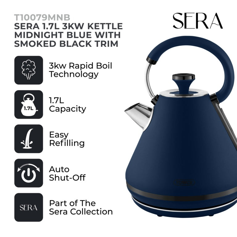 Tower Sera Midnight Blue Kettle 3kw