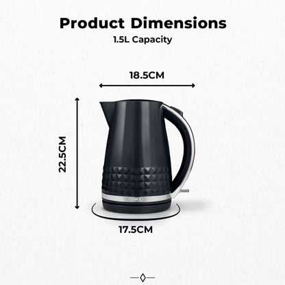 Tower Solataire Black Kettle 3kw