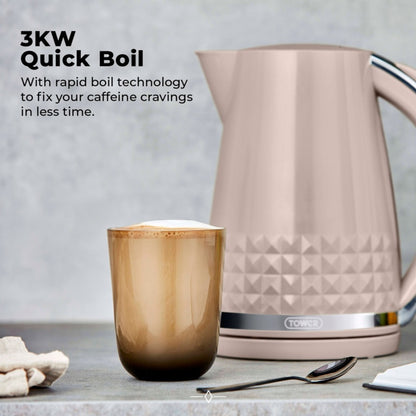 Tower Solataire Latte Kettle 3kw