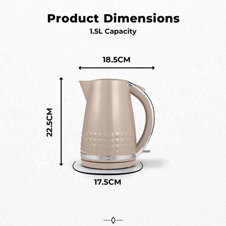 Tower Solataire Latte Kettle 3kw