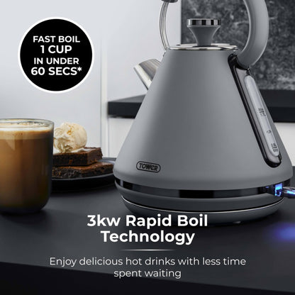 Tower Sera Grey Kettle 3kw