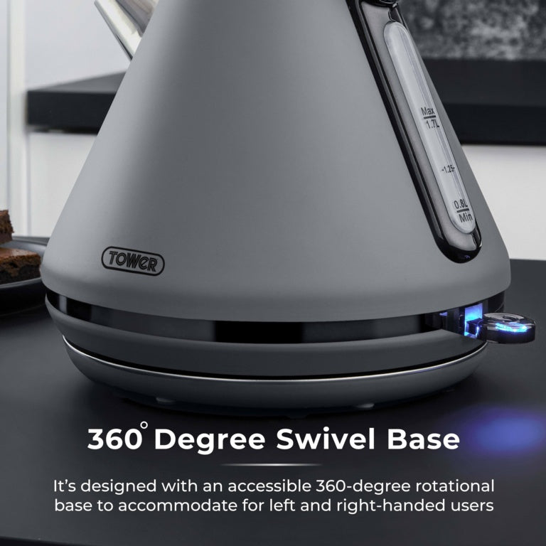 Tower Sera Grey Kettle 3kw