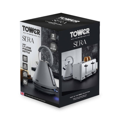 Tower Sera Grey Kettle 3kw