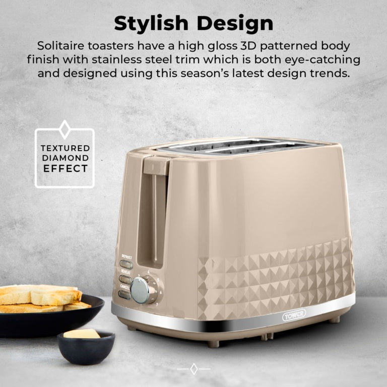 Tower Solataire 2 Slice Toaster