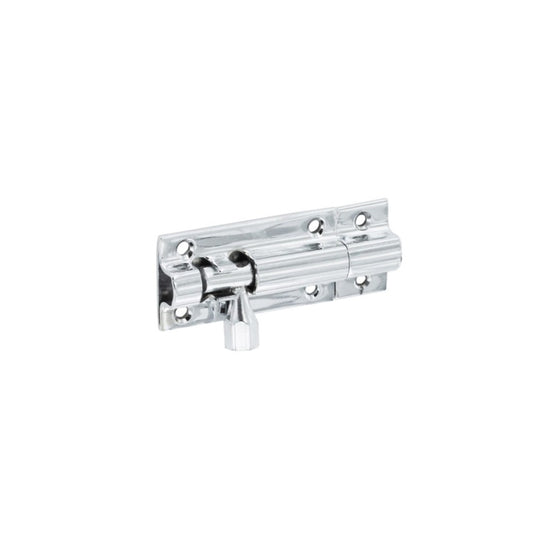 Securit Chrome Door Bolt 1" Wide 100mm