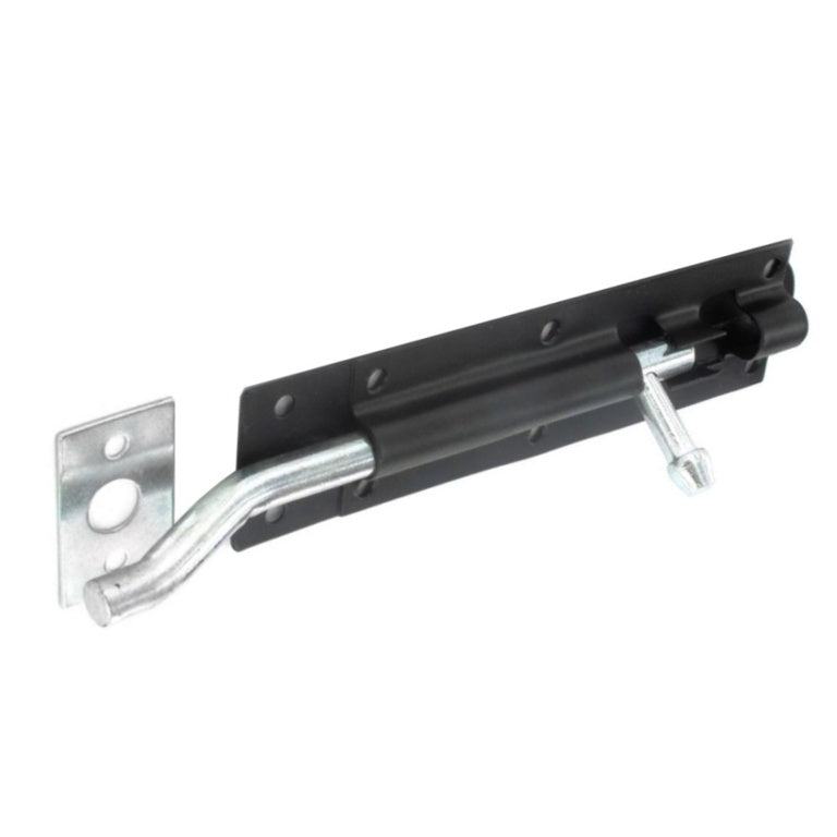 Securit Necked Tower Bolt Black