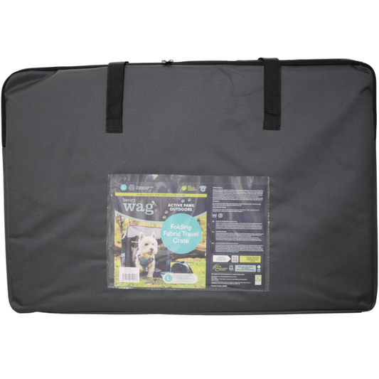 Henry Wag Folding Fabric Travel Pet Crate Large