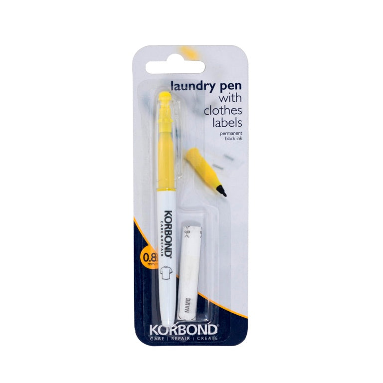 Laundry Pen With Clothes Labels