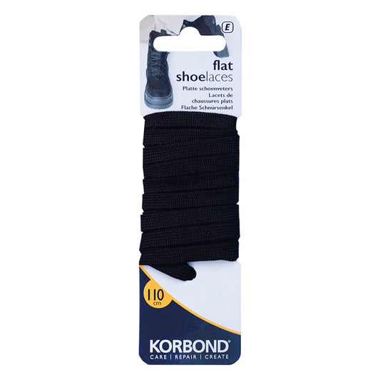 Black Flat Shoe Laces