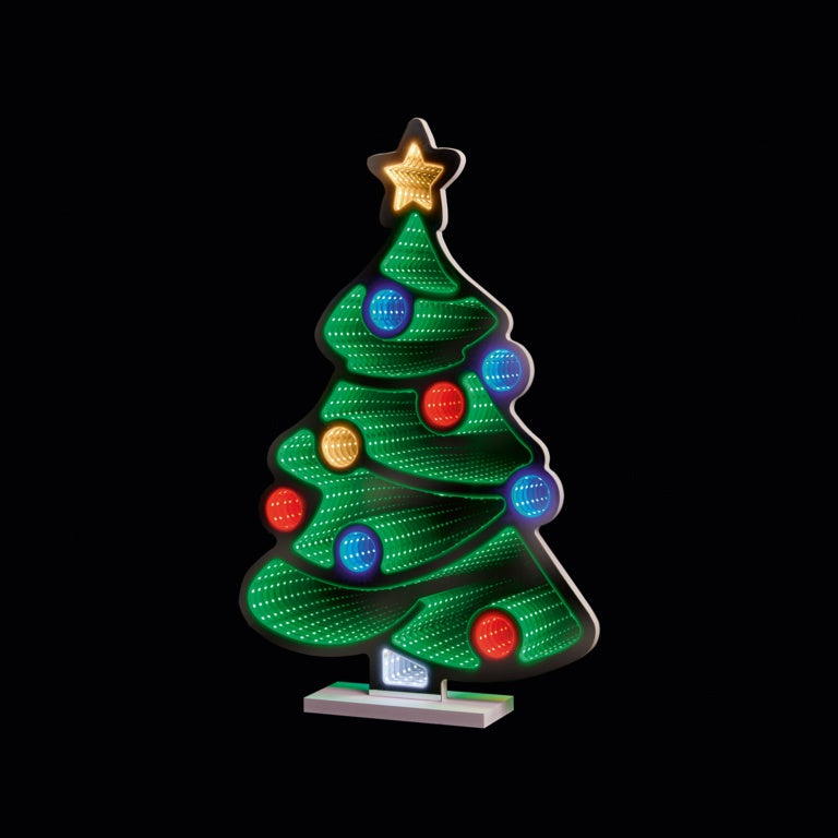 Premier Christmas Tree Infinity Mirror 60cm