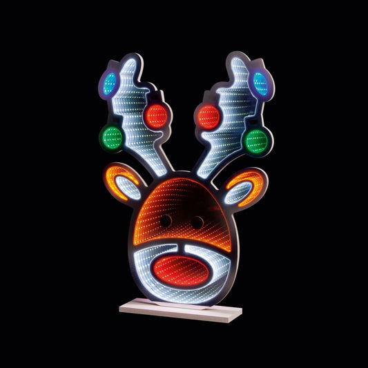 Premier Stag Head Infinity Mirror 60cm