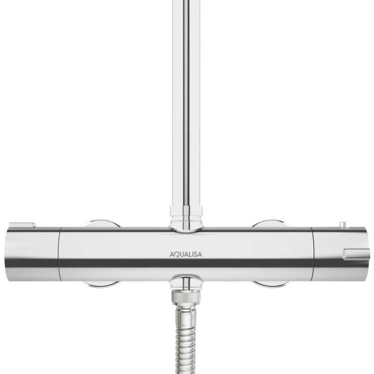Aqualisa Round Bar Valve Dual Mixer Shower