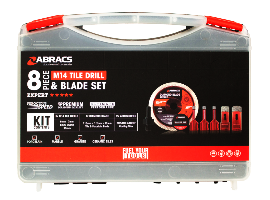 Abracs M14 Tile Drill & Blade Set