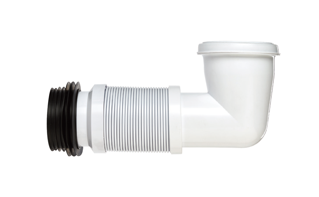 Securplumb Bent Flexible W/C Pan Connector