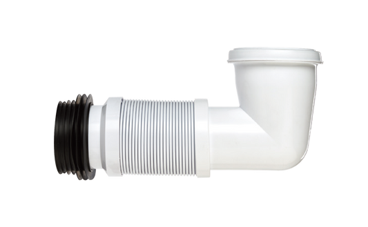 Securplumb Bent Flexible W/C Pan Connector
