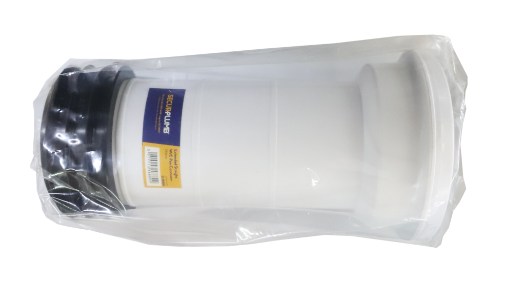 Securplumb Extending Straight W/C Pan Connector