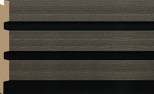 Bosco 3D Wall Panel 300mm x 12mm x 2.6m Grey Oak