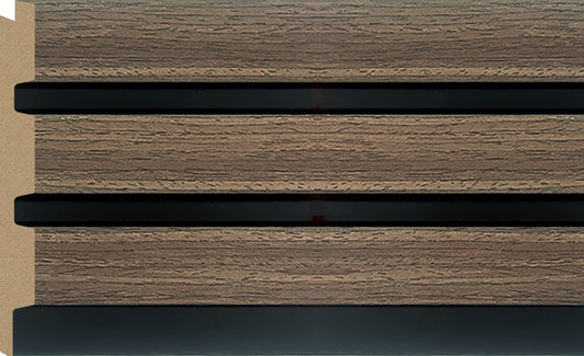 Bosco 3D Wall Panel 300mm x 12mm x 2.6m Walnut