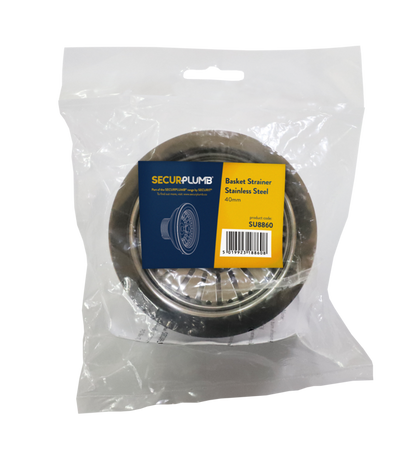 Securplumb Stainless Steel Sink Basket Strainer
