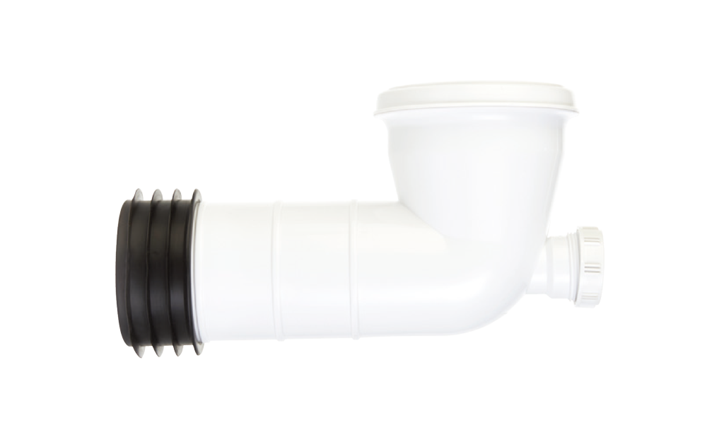 Securplumb Bent W/C Pan Connector with Access