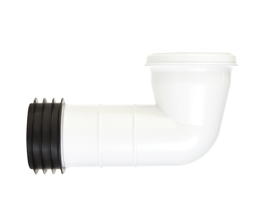 Securplumb Bent W/C Pan Connector