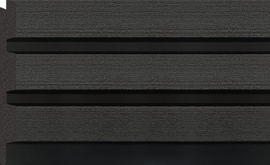 Bosco 3D Wall Panel 300mm x 12mm x 2.6m Charcoal