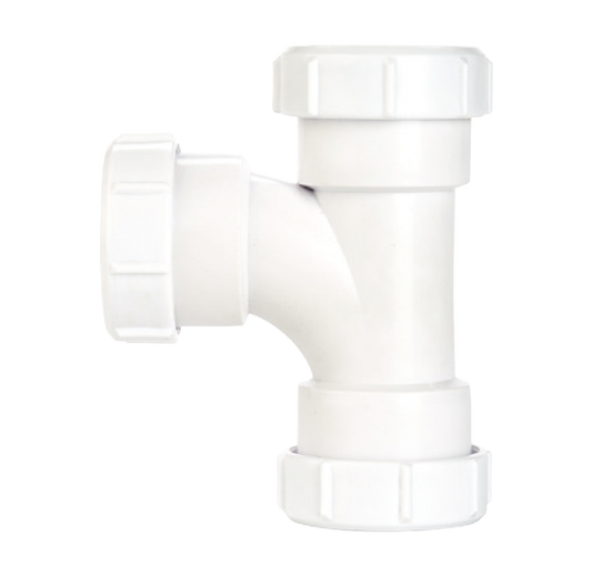 Securplumb Compression Swept Tee 40mm