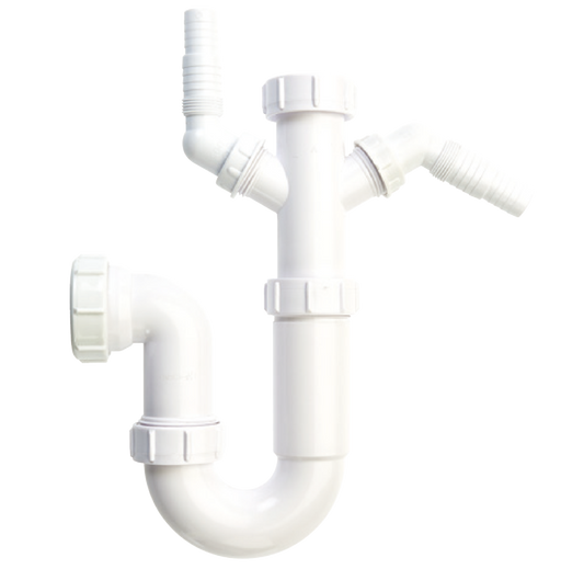 Securplumb Washing Machine Waste Trap 2 Spigot