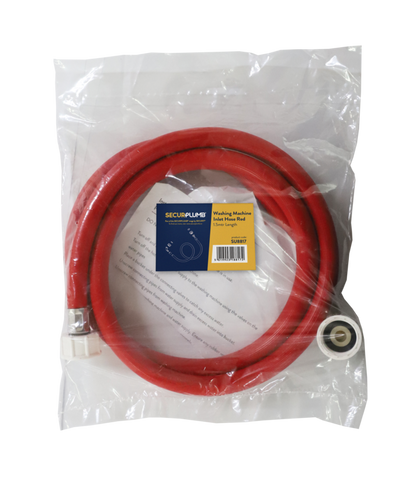 Securplumb Washing Machine Inlet Hose Red