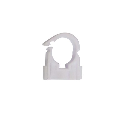 Securplumb 22mm White Clip Over Pipe Clips