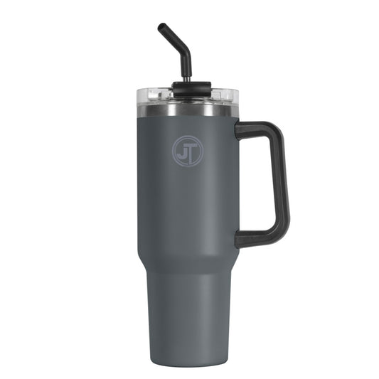 Eurosonic Double Walled Vacuum Mug With Handle 40oz Grey