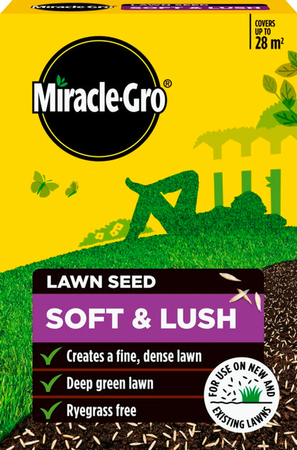 Miracle-GroÂ® Lawn Seed Soft & Lush