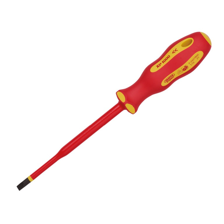 Draper VDE Plain Slot Screwdriver 5.5x125mm