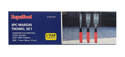 SupaTool Margin Trowel Set 3pce