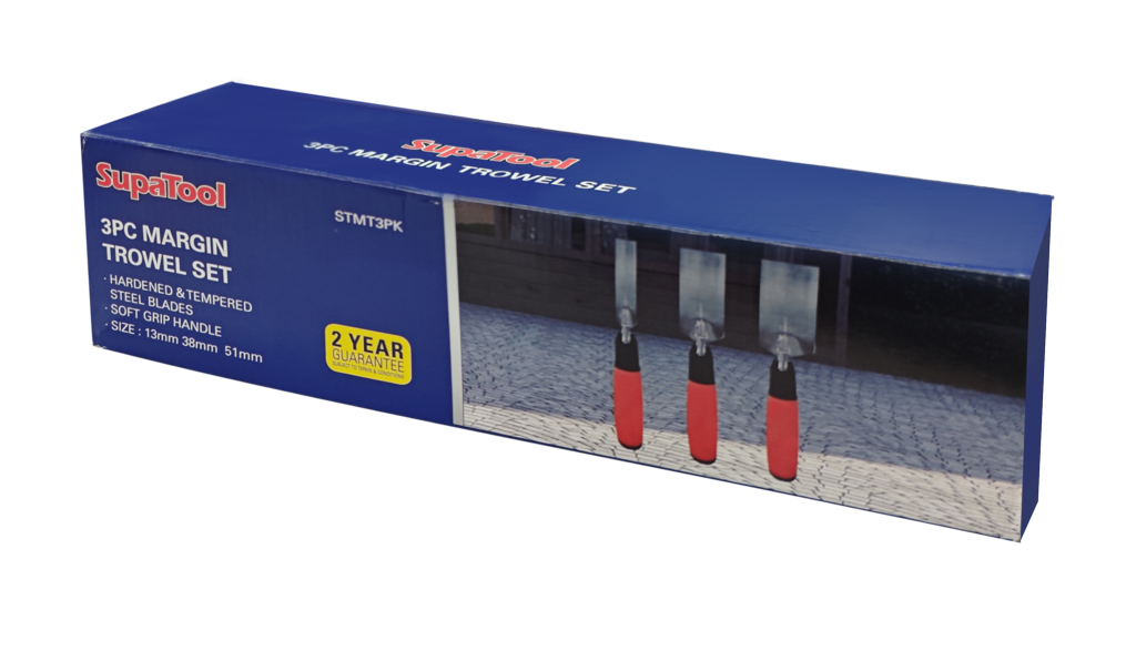 SupaTool Margin Trowel Set 3pce