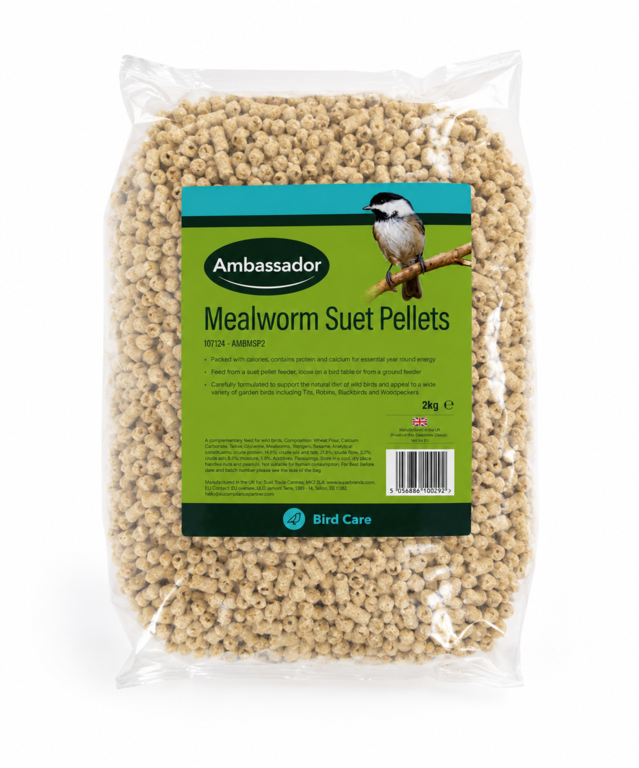 Ambassador Mealworm Suet Pellets 2kg