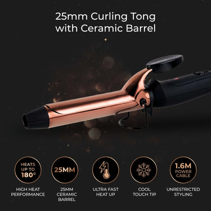 Carmen Noir 11 Curling Tong