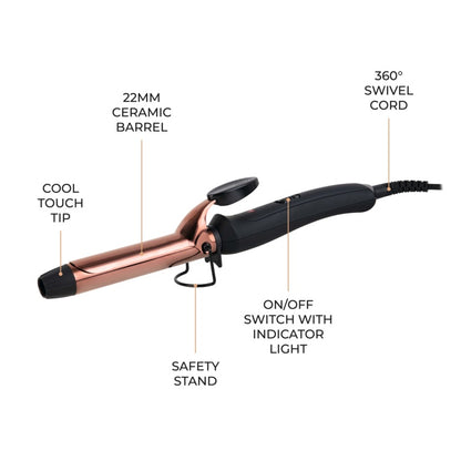 Carmen Noir 11 Curling Tong