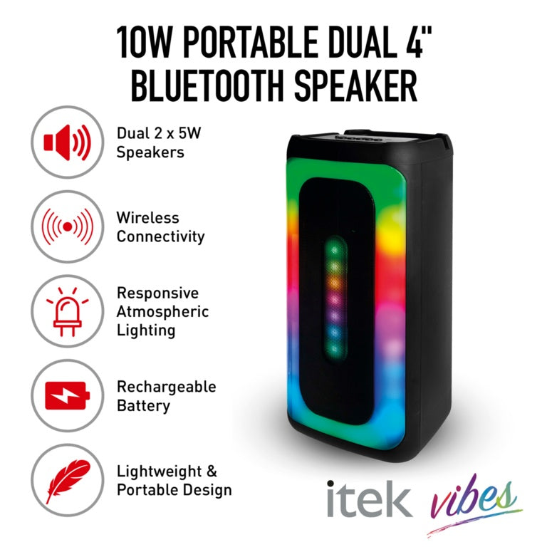 Itek Vibes Illuminated Party Speaker