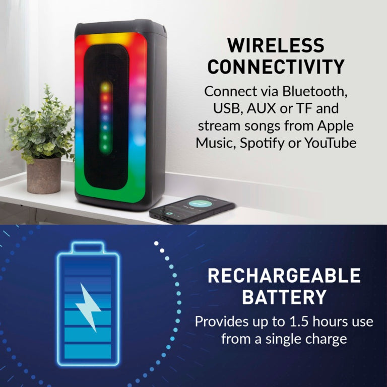Itek Vibes Illuminated Party Speaker