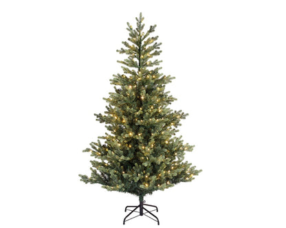 Kaemingk Geneva Fir With Warm White & Multi LEDs 180cm
