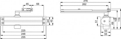 Arrone Power Adjustable Door Closer