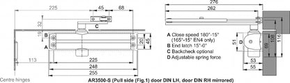 Arrone Power Adjustable Door Closer