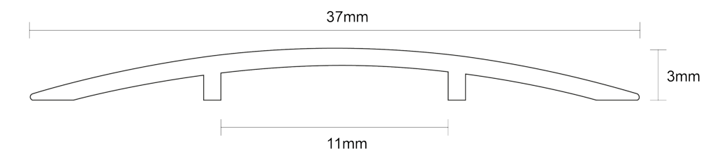 Regency Cover Strip M108 900mm