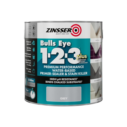 Zinsser Bullseye 1-2-3 Plus Gry Primer