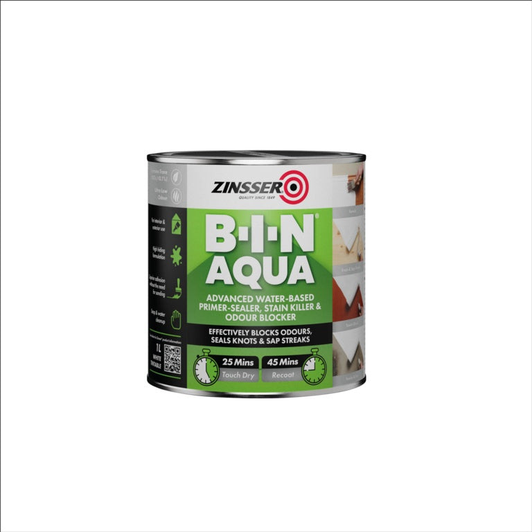 Zinsser B-I-N Aqua Primer Sealer Stain Killer 500ml