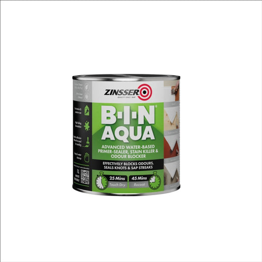 Zinsser B-I-N Aqua Primer Sealer Stain Killer 500ml
